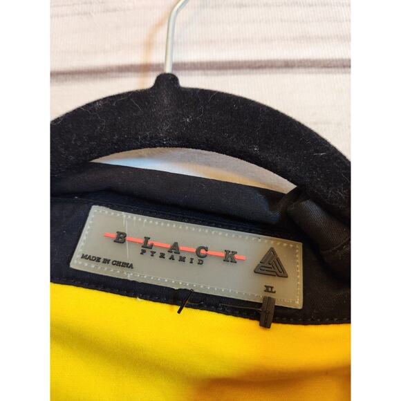 Black Pyramid Men's Cotton Embroidered‎ Striped Front Pockets Shirt Size XL - Picture 3 of 6